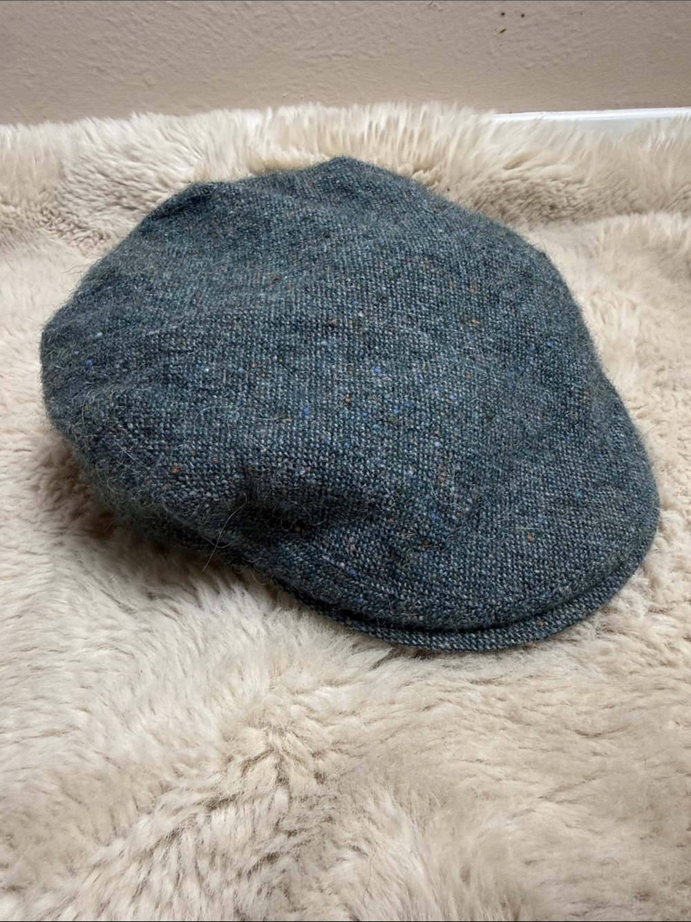 Jonathan Richard Donagel Tweed Cap Wool Large Vintage Made in Ireland